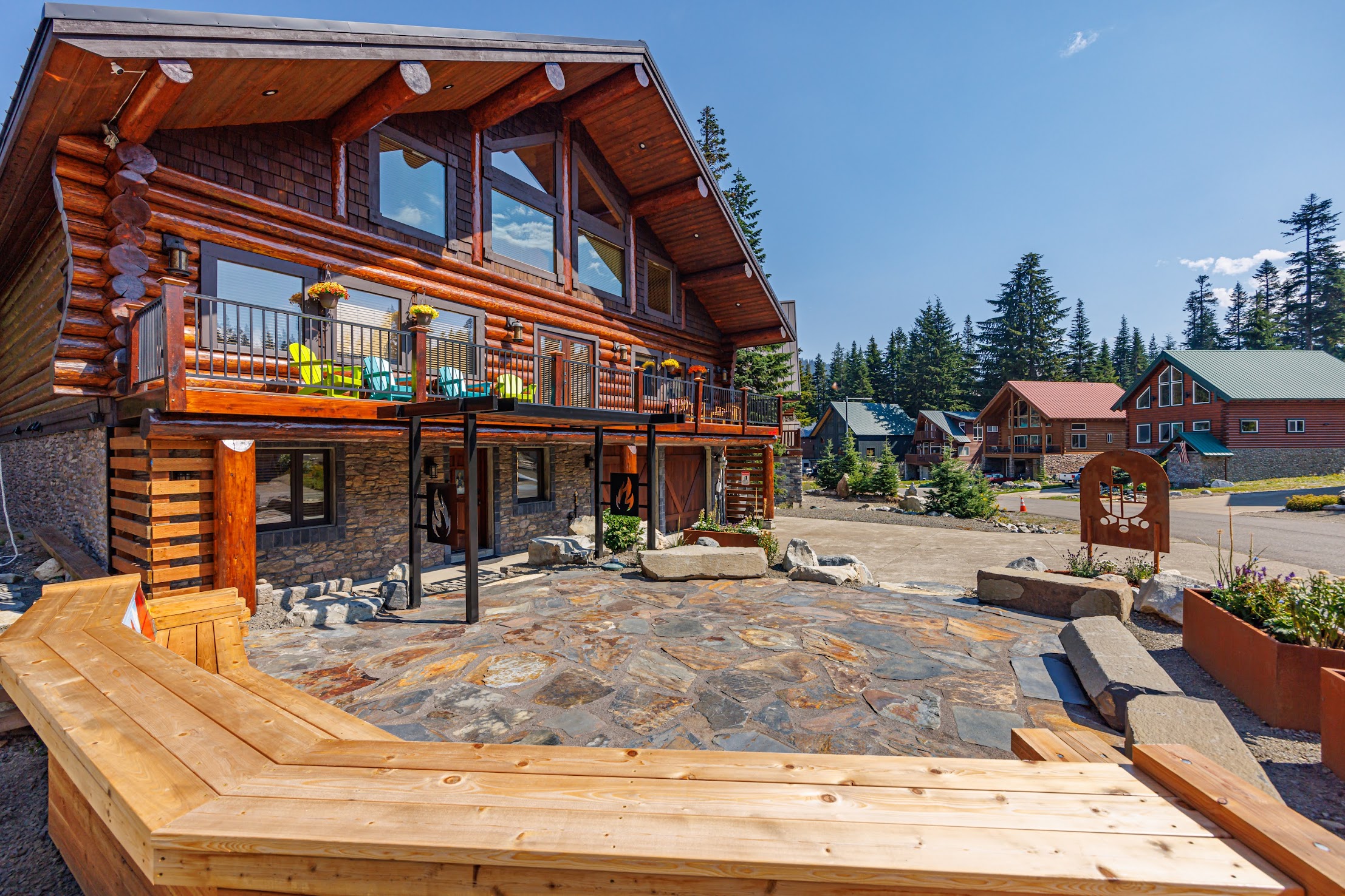 A warm get away to the Fire Lodge deep in the middle of winter.